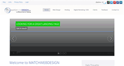 Desktop Screenshot of matchwebdesign.com
