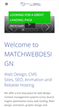 Mobile Screenshot of matchwebdesign.com